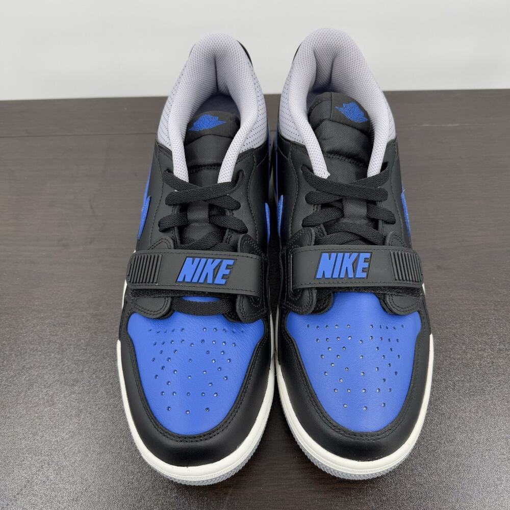 Jordan Men's Low-Top Sneakers in Black, Royal Blue, Gray - Picture 3 of 16